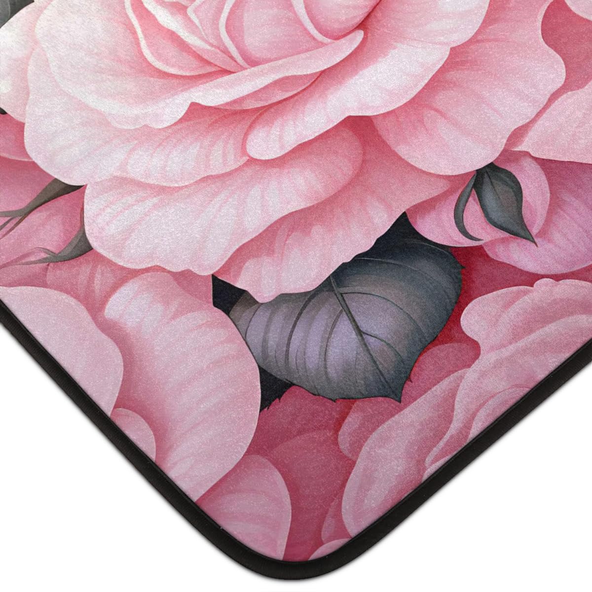 Amazon.com: Area Rug 4x6ft Pinks Flowers Rose Rug, Floor Cover Mat